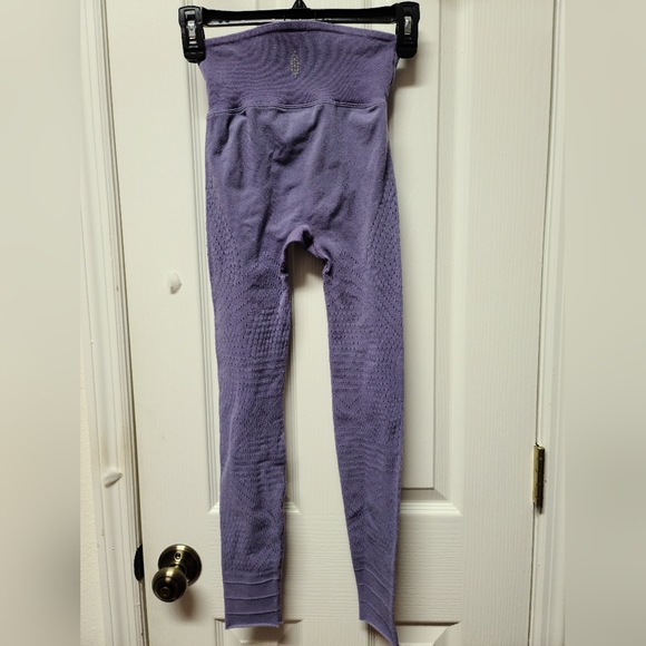 Free People FP Movement Self-Hem Ecology Leggings XS Purple FF-106 - Picture 10 of 12
